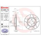 Jeu de 2 disques de frein BREMBO - 09.8655.75