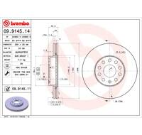 FEBI BILSTEIN 22902 - Lot De 2 Disques De Frein Avant Ventilés 288x25 Mm Pour VW Golf VII, Audi A3, Etc. - Cercle De Perçage 112 Mm - 13