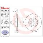 Jeu de 2 disques de frein BREMBO - 09.9145.11
