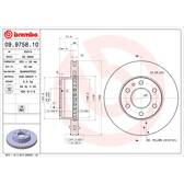 Jeu de 2 disques de frein BREMBO - 09.9758.10