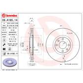 Jeu de 2 disques de frein BREMBO - 09.A185.11