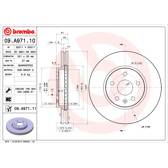Disque de frein (à l'unité) BREMBO - 09.A971.11