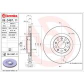 Disque de frein (à l'unité) BREMBO - 09.C497.11