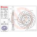 Disque de frein (à l'unité) BREMBO - 09.C505.33