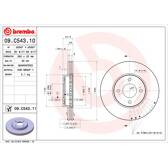 Jeu de 2 disques de frein BREMBO - 09.C543.11