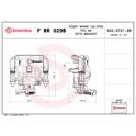 Étrier de frein BREMBO - F BR 029B