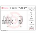 Étrier de frein BREMBO - F BR 074