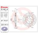 Brake disc set (2) BREMBO - 09.4987.2X