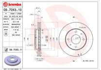 Brake disc set (2)