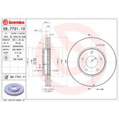 Brake disc (per unit) BREMBO - 09.7731.11