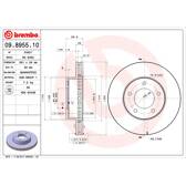 Brake disc set (2) BREMBO - 09.8955.10