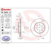 Brake disc set (2) BREMBO - 09.9936.11
