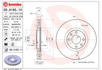 Brake disc set (2)