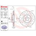 Brake disc (per unit) BREMBO - 09.A728.1X
