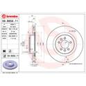Brake disc (per unit) BREMBO - 09.B858.11