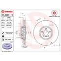 Brake disc (per unit) BREMBO - 09.D095.13