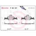 Front brake pad set BREMBO - P 06 107