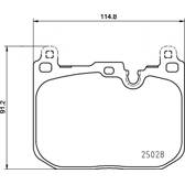 Front brake pad set BREMBO - P 06 110