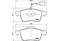Front brake pad set
