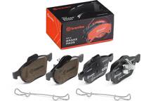 Front brake pad set