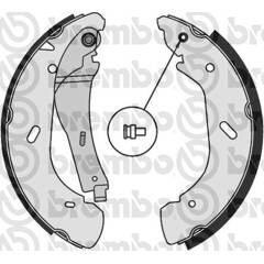 Jeu de mâchoires de frein BREMBO - S 56 513
