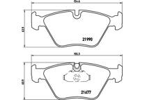 Jeu de plaquettes de frein avant