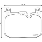 Jeu de plaquettes de frein avant BREMBO - P 06 097