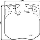 Jeu de plaquettes de frein avant BREMBO - P 06 106