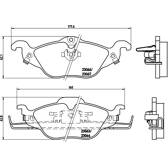 Jeu de plaquettes de frein avant BREMBO - P 59 030