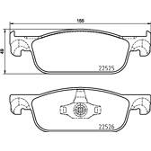 Jeu de plaquettes de frein avant BREMBO - P 68 065