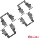 Kit d'accessoires (plaquette de frein) BREMBO - A 02 201