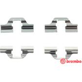 Kit de acessórios, pastilhas de travão BREMBO - A 02 205