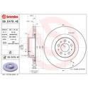 Kit disques et plaquettes de frein BREMBO - KT 08 003