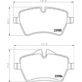 Kit pastiglie freno anteriore BREMBO - P 06 086