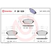 ADH24256 BLUE PRINT 23094 Kit pastiglie freni Assale anteriore