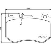 Kit EBC Pastiglie Freni e Dischi Freno Anteriore MERCEDES-BENZ Classe C  (W202) C180 Cv dal