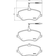Pastiglie Freno Anteriore Brembo P 61 116 - Qualità OE, Conforme ECE R90 - Per Sistemi Teves - Foto 10