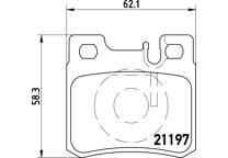 FERODO Kit Pastiglie Freno Posteriori FDB644 - Con Predisposizione Sensore Usura, Compatibile Con Mercedes-Benz (W201, W124, W202, W210, R129, R170, C208)