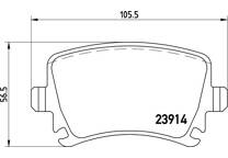 Mapco 6914 - Kit Pastiglie Freno, Freno A Disco