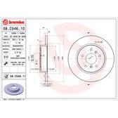 Brake disc set (2) BREMBO - 08.C546.11
