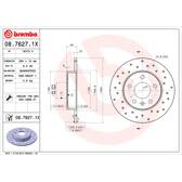 Brake disc set (2) BREMBO - 08.7627.1X