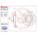 Brake disc set (2) BREMBO - 08.9364.2X