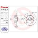 Brake disc (per unit) BREMBO - 08.9512.1X