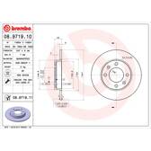 Brake disc set (2) BREMBO - 08.9719.11