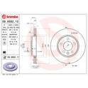 Brake disc set (2) BREMBO - 09.9582.11