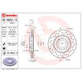 Brake disc set (2) BREMBO - 09.A652.1X