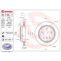 Brake disc set (2) BREMBO - 09.C180.11