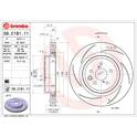 Brake disc (per unit) BREMBO - 09.C181.11