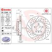 Brake disc (per unit) BREMBO - 09.C395.13