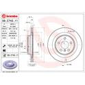 Brake disc set (2) BREMBO - 09.C743.11